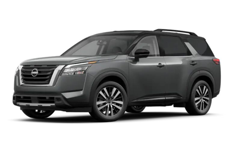 gray nissan pathfinder